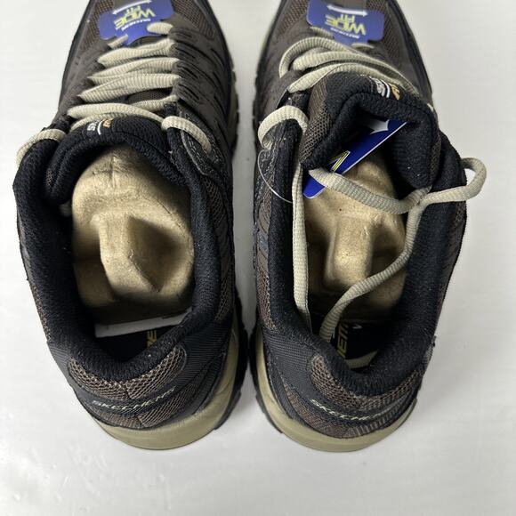 Skechers After Burn M. Fit Men's 8.5 Brown Taupe Extra Wide Fit 50125EWW/BRTP - Picture 7 of 11